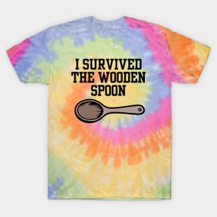 I Survived The Wooden Spoon (black) T-Shirt